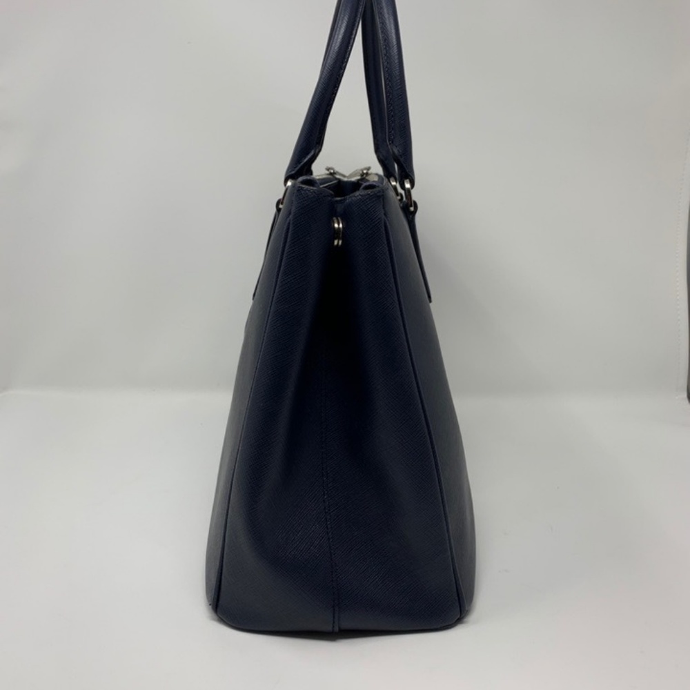 Prada Galleria Saffiano Leather Bag Navy Blue - Picture 4 of 8